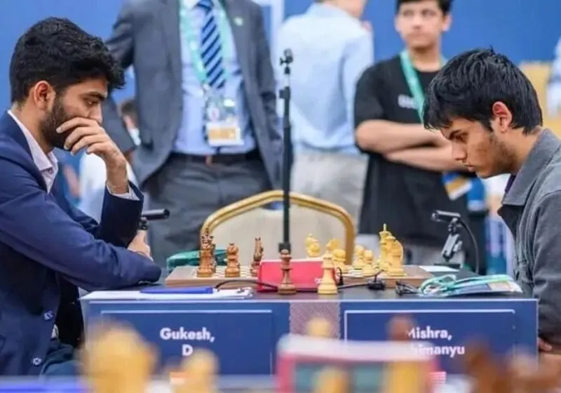 Gukesh vs Abhimanyu Mishra 